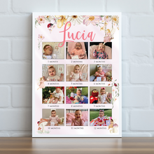 Load image into Gallery viewer, Fairy Garden First Year Photo Collage