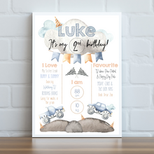 Load image into Gallery viewer, Monster Truck Birthday Board