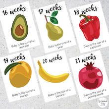 Load image into Gallery viewer, Pregnancy Cards - Week by week
