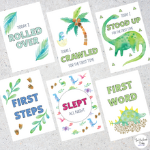 Load image into Gallery viewer, Dinosaur Baby Milestone Cards