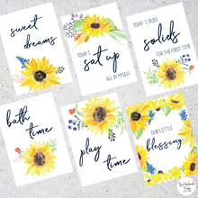 Load image into Gallery viewer, Sunflower Baby Milestone Cards