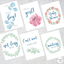 Load image into Gallery viewer, Floral Pregnancy Milestone Cards