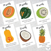 Load image into Gallery viewer, Pregnancy Cards - Week by week