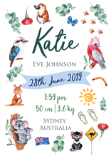 Load image into Gallery viewer, Australian Personalised Print
