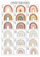 Load image into Gallery viewer, Boho Rainbow Personalised Print