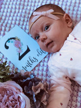 Load image into Gallery viewer, Pink Floral Baby Milestone Cards