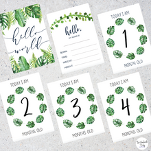 Load image into Gallery viewer, Tropical Baby Milestone Cards