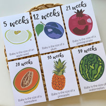 Load image into Gallery viewer, Pregnancy Cards - Week by week