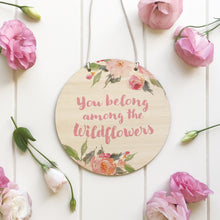 Load image into Gallery viewer, Wildflower Wooden Plaque