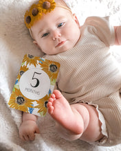 Load image into Gallery viewer, Sunflower Baby Milestone Cards
