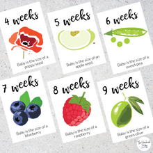 Load image into Gallery viewer, Pregnancy Cards - Week by week
