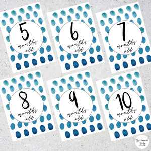 Under the Sea Baby Milestone Cards