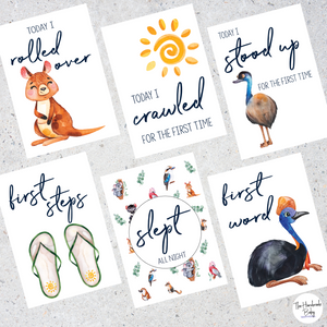 Australian Baby Milestone Cards