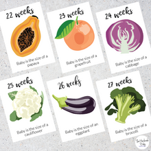 Load image into Gallery viewer, Pregnancy Cards - Week by week
