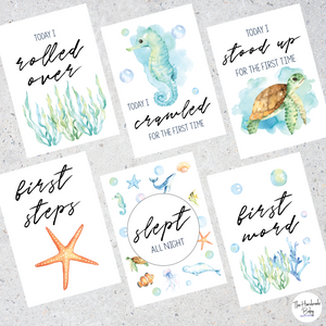 Under the Sea Baby Milestone Cards
