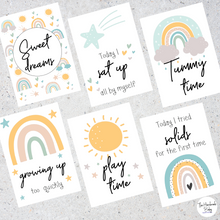 Load image into Gallery viewer, Sweet Rainbow Baby Milestone Cards
