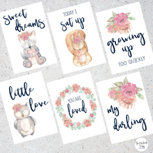 Load image into Gallery viewer, Floral Woodland Baby Milestone Cards
