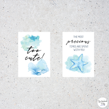 Load image into Gallery viewer, Under the Sea Baby Milestone Cards
