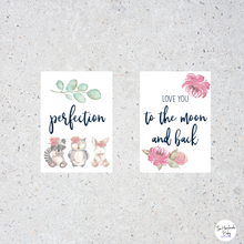Load image into Gallery viewer, Floral Woodland Baby Milestone Cards
