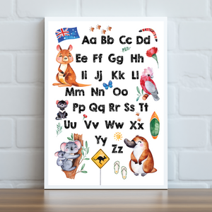 Australian Alphabet Print