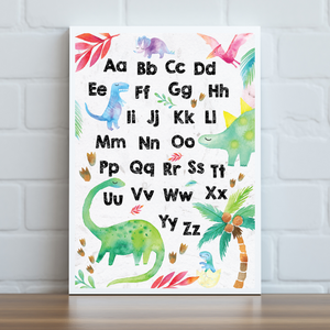 Dinosaur Alphabet Print