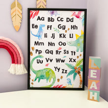 Load image into Gallery viewer, Dinosaur Alphabet Print
