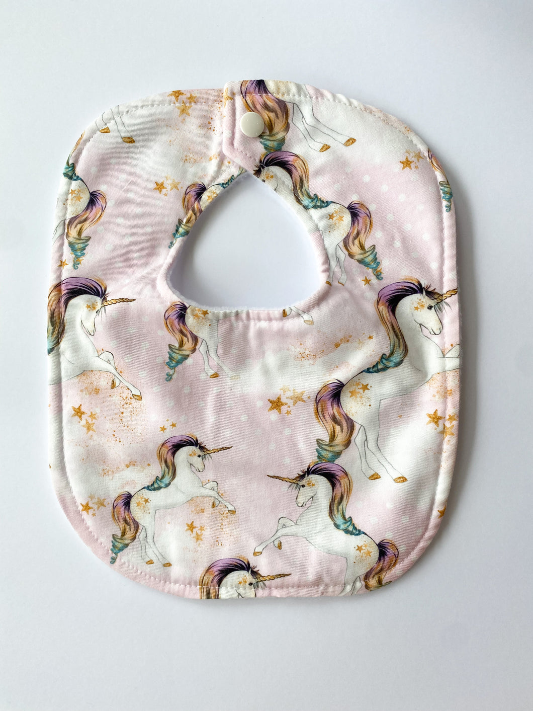 Unicorn Rounded Bib