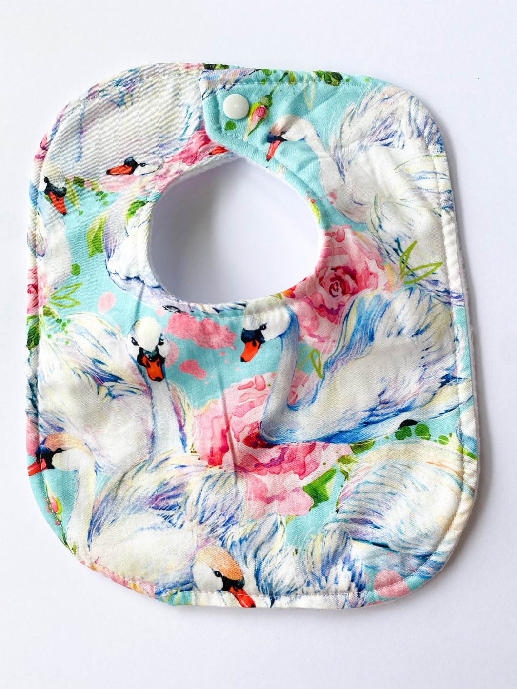 Swans Rounded Bib