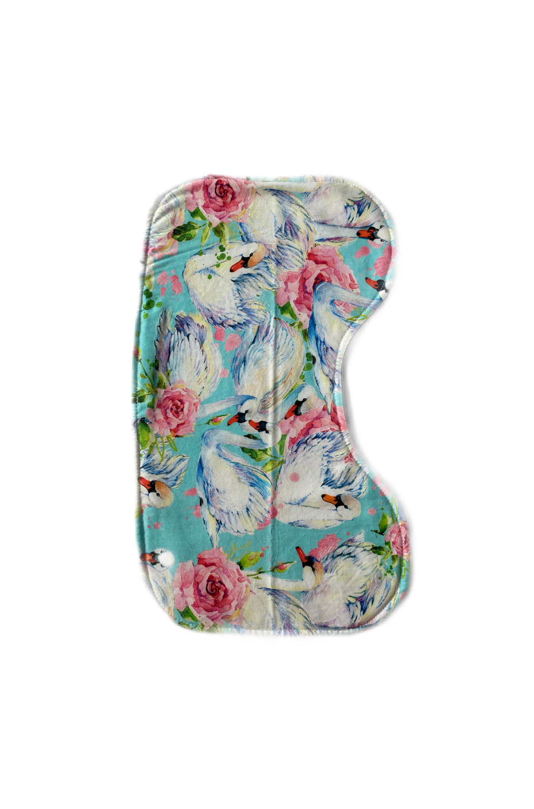 Swans Burp Cloth