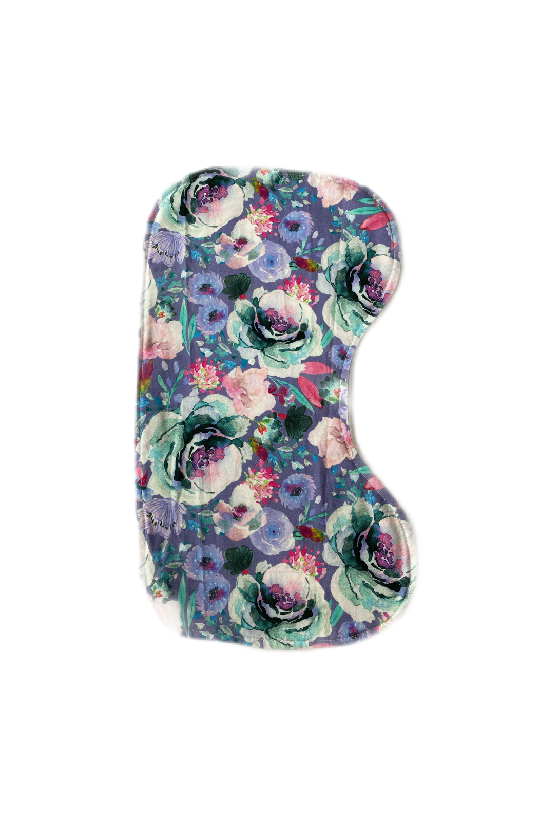 Violet Burp Cloth