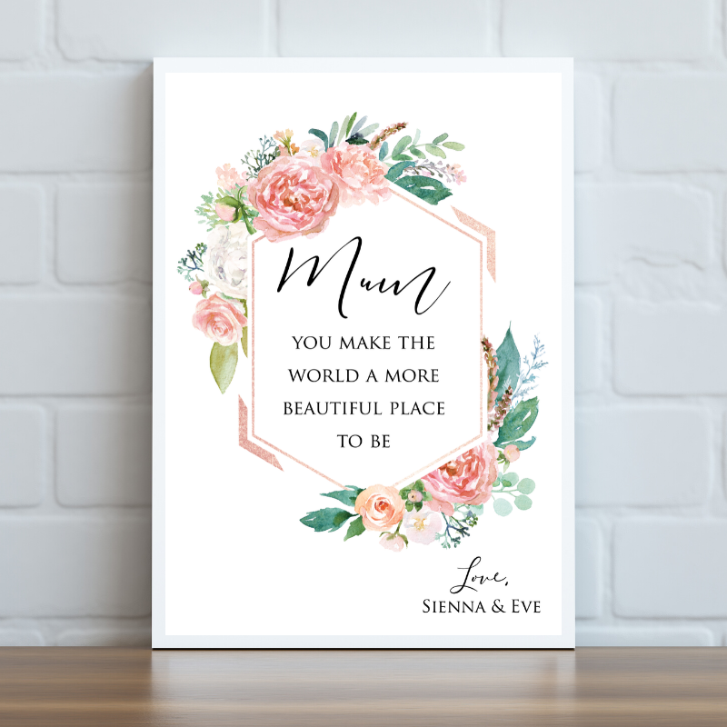 Mother's Day Personalised Print
