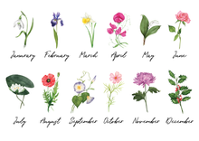 Load image into Gallery viewer, Family Birth Month Flowers
