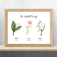 Load image into Gallery viewer, Family Birth Month Flowers
