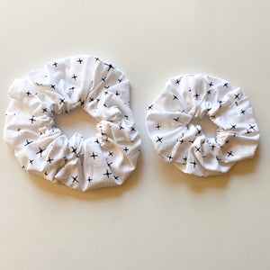 Mummy & Me Matching Scrunchies - Black & White
