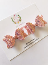 Load image into Gallery viewer, Peach Galaxy Dolly Pig Tails
