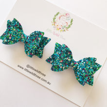Load image into Gallery viewer, Mermaid Glitter Dolly Pig Tail Set
