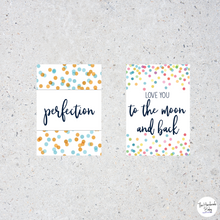 Load image into Gallery viewer, Rainbow Confetti Baby Milestone Cards
