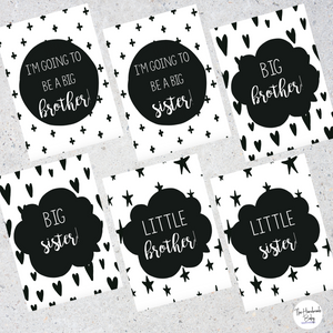 Sibling Milestone Cards