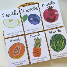 Load image into Gallery viewer, Pregnancy Cards - Week by week
