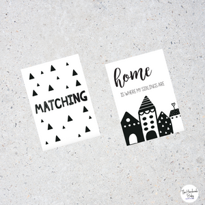 Sibling Milestone Cards