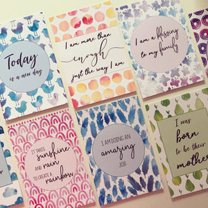 Positive Affirmation Cards for Mums