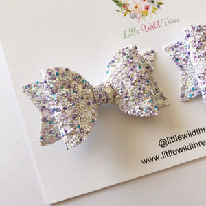 Purple Fairy Pig Tail Set