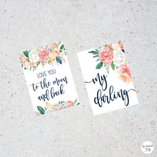 Load image into Gallery viewer, Pink Floral Baby Milestone Cards
