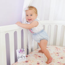 Load image into Gallery viewer, Purple Floral Baby Milestone Cards
