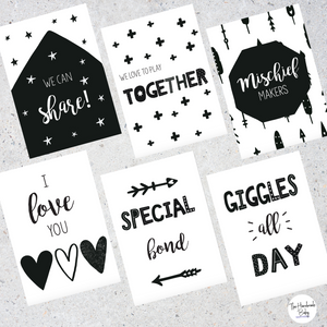 Sibling Milestone Cards