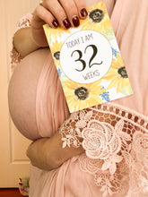 Load image into Gallery viewer, Sunflower Pregnancy Milestone Cards
