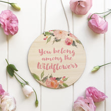 Load image into Gallery viewer, Wildflower Wooden Plaque
