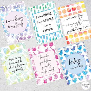Positive Affirmation Cards for Mums