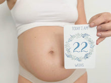 Load image into Gallery viewer, Floral Pregnancy Milestone Cards
