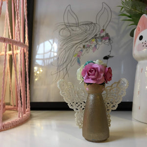 Gold Angel Peg Doll
